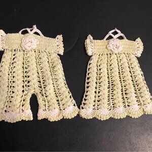 Vintage handmade crochet potholders